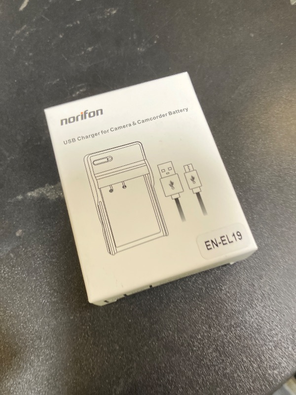 Photo 1 of EN-EL19 USB Charger for Nikon Coolpix S33, S7000, S6900, S2800, S100, S3100, S4100, S4300, S5200, S6500 Camera and More