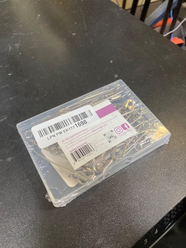 Photo 1 of Mr. Pen- Safety Pins, 3 Inch, 30 Pack, Oversize Safety Pin, Large Safety Pins for Clothes, Oversized Safety Pins for Clothes, Large Safety Pins Heavy Duty Safety Pins, Big Safety Pins Heavy Duty