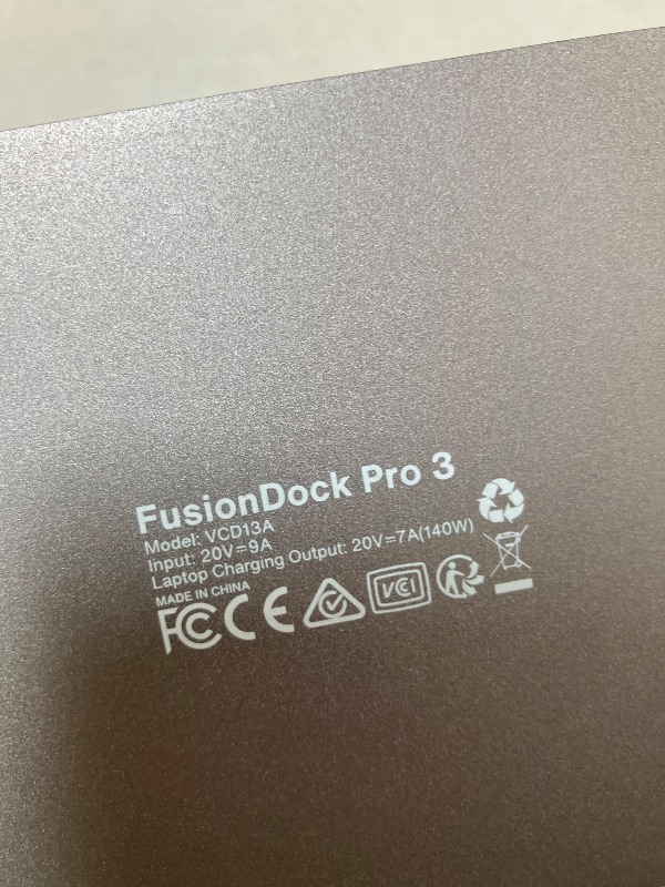 Photo 1 of iVANKY Intel Certified Thunderbolt 5 Dock, FusionDock Pro 3 Docking Station Dual 6K@60Hz for MacBook M1/M2/M3/M4 Pro/Max, Triple Display for Windows TB5/4, 180W Power, 120Gbps, 2.5GbE 11-in-1 Hub