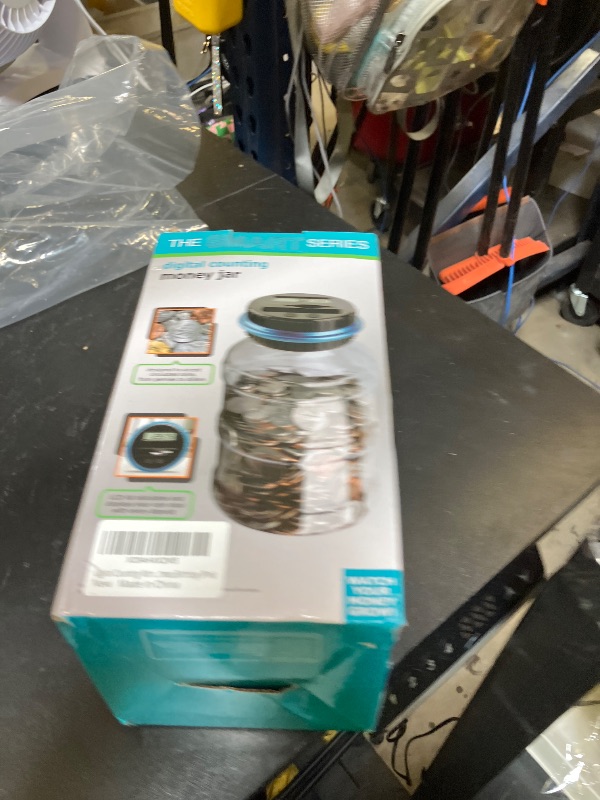 Photo 1 of Digital Counting Money Jar, Digital Coin Counter with LCD Display Large Capacity Money Saving Box for Kids Adults as Gift on Christmas,Birthday (Pink)