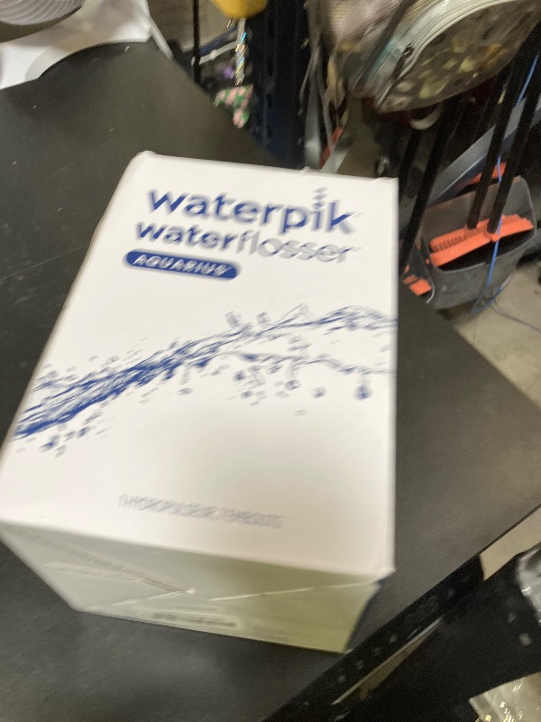 Photo 1 of Waterpik Aquarius Water Flosser For Teeth Cleaning, Gums, Braces, Dental Care, Electric Power With 10 Settings, 7 Tips For Multiple Users And Needs, ADA Accepted, White WP-660, Packaging May Vary