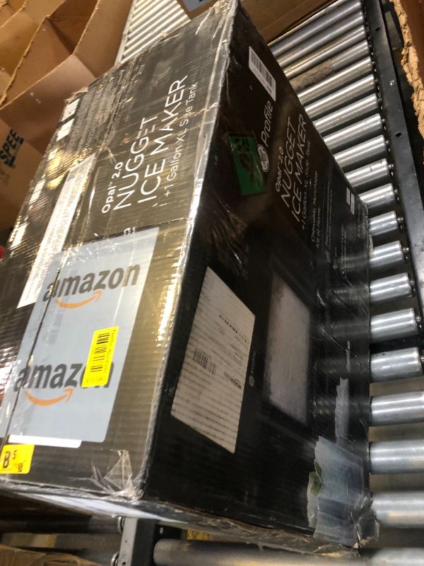 Photo 1 of GE Profile Opal 2.0 XL with 1 Gallon Tank, Chewable Crunchable Countertop Nugget Ice Maker, Scoop Included, 38 lbs in 24 Hours, Pellet Ice Machine with WiFi & Smart Connected, Black Stainless