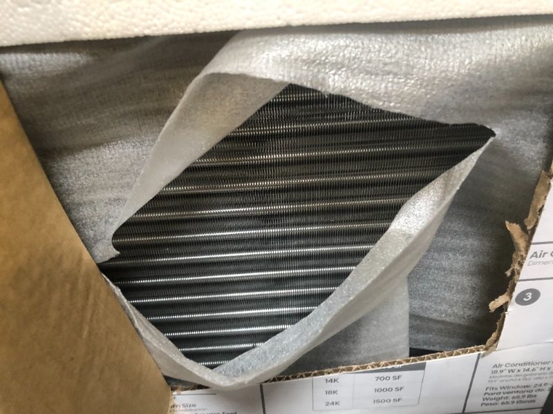 Photo 1 of Hisense WC12W25A 12,000 BTU Smart Window Air Conditioner, White