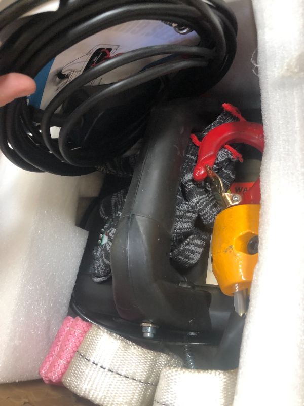 Photo 1 of NEWTRY 3 in 1 Electric Hoist Winch 1,100lb Wireless Remote Control, Cable Remote Control, 110/120 Volt Portable Power Electric Hoist, Vertically & Horizontally, Lift 16ft/min