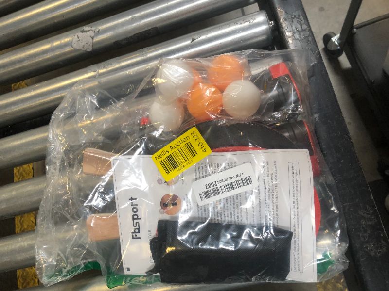 Photo 1 of FBSPORT Ping Pong Paddle Set, Portable Table Tennis Set with Retractable Net, 2 Rackets, 6 Balls and Carry Bag for Children Adult Indoor/Outdoor Games