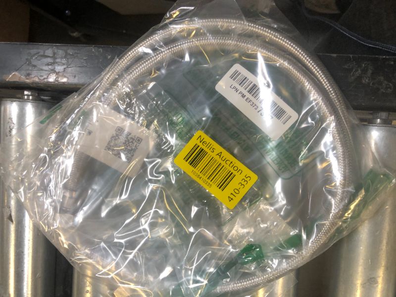 Photo 1 of Vataler Faucet Line Connector Braided 304 Stainless Steel Supply Hose 1/2" I.P. Female Thread to 1/2" I.P. Female Straight Thread Faucet Hose Replacement (One Pair)