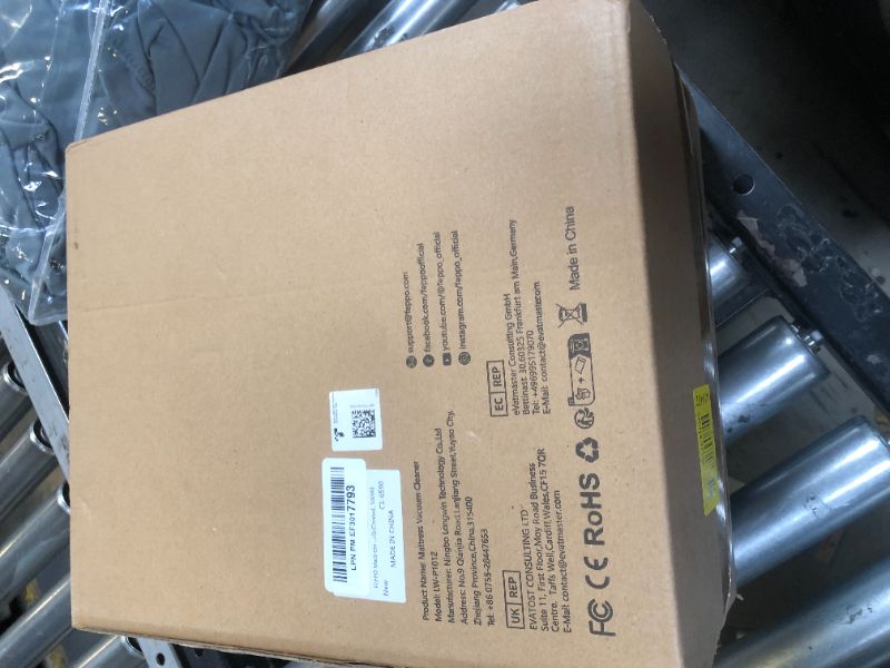 Photo 1 of FEPPO Mattress Vacuum Cleaner, 16Kpa Bed Vacuum Cleaner with 253.7nm UV-C Light, 140°F Heat, HEPA Filter & Ultrasonic, Versatile Handheld Vacuums for Bed, Sofa, Couch, Crib(Corded, 500W)