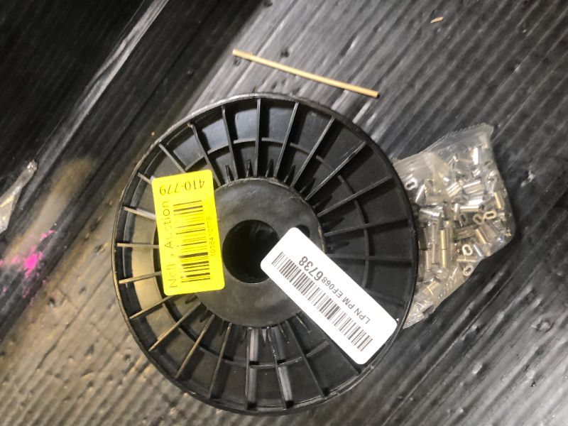 Photo 1 of 304 Stainless Steel Aircraft Cable - 1/16 Wire Rope, 1000FT with 300Pcs Crimping Sleeves, 7x7 368lbs Breaking Strength