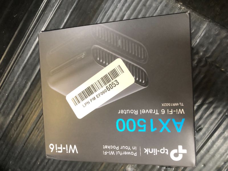 Photo 1 of TP-Link Ultra-Portable Wi-Fi 6 AX1500 Travel Router TL-WR1502X | Easy Public WiFi Sharing | Hotel/RV/Travel Approved | Phone WiFi Tether | USB C Powered | Multi-Mode | Tether App | Durable Design