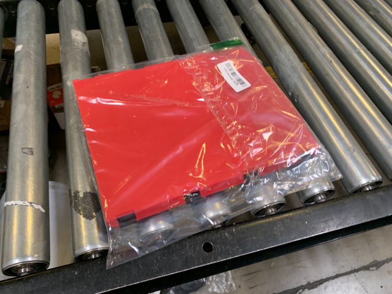 Photo 1 of BoxLegend Version 3 Shirt Folding Board t Shirts Clothes Folder Durable Plastic Folding Helper Easy and Fast Folding Boards for Adults and Children, Black and Red