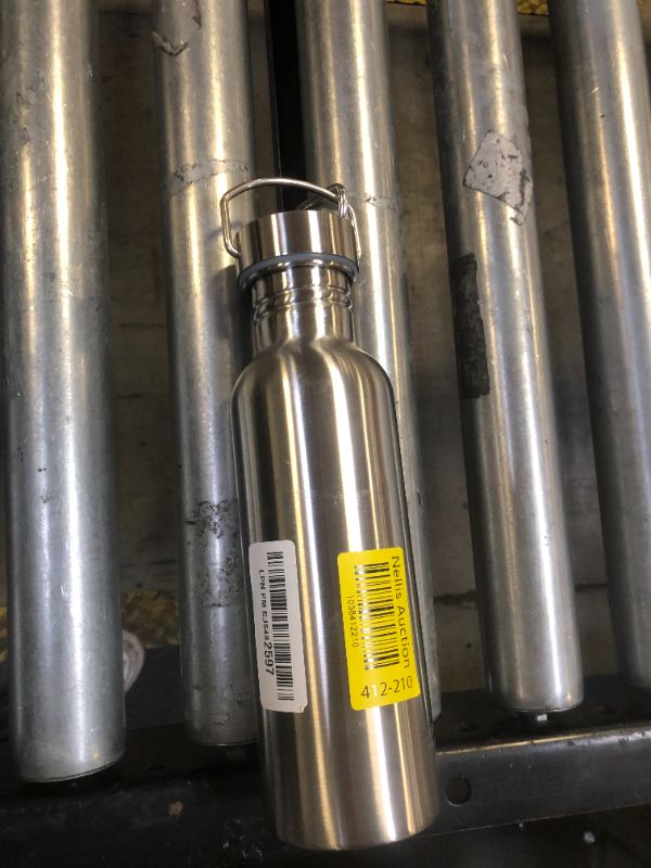 Photo 1 of TRIPLE TREE 26 OZ Uninsulated Single Walled Stainless Steel Sports Water Bottle 18/8 Food Grade for Cyclists, Runners, Hikers, Beach Goers, Picnics, Camping - BPA Free