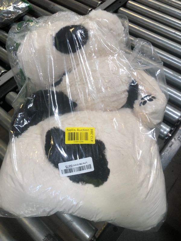 Photo 1 of meowtastic Black & White Dog Weighted Stuffed Animals - 28 Inch 5.0 Pounds Weighted Plush Dog Stuffed Animals - Large Stuffed Dog Plush Pillow - Cute Plush Toys Gifts for Kids & Adults (28" 5.0 lbs)