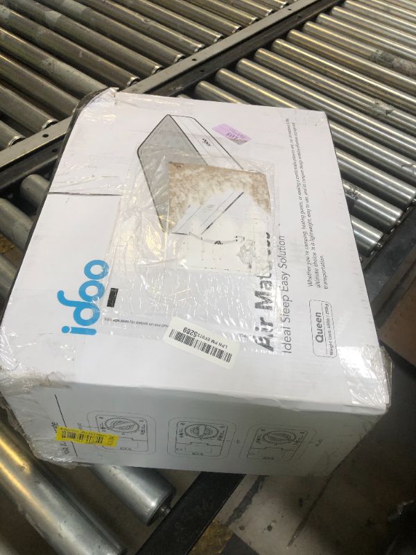 Photo 1 of iDOO Queen Air Mattress with Built in Pump, 18 Raised Comfort Blow up Mattress, Upgraded Four Chamber Airbed, Inflatable Mattress for Guests and Home, colchon inflable, Air Bed, 650 lbs Max