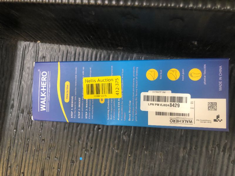 Photo 1 of Inserts Relieve Plantar Fasciitis - Flat Feet Insoles Arch Supports, Orthotic Insoles for Foot Pain Arch Pain Reduce Muscle Fatigue Absorb Shock (Mens 4-4 1/2 | Womens 6-6 1/2)
