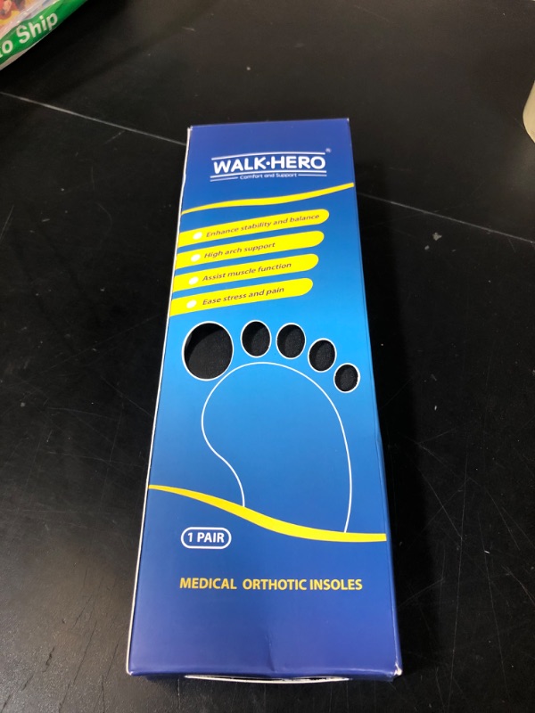 Photo 1 of Plantar Fasciitis Relief - Arch Support Insoles for Men Women, Shoe Inserts for Flat Feet, Orthotic Shoe Insoles All-Day Energy and Comfort with Every Step (Mens 13-13 1/2)
