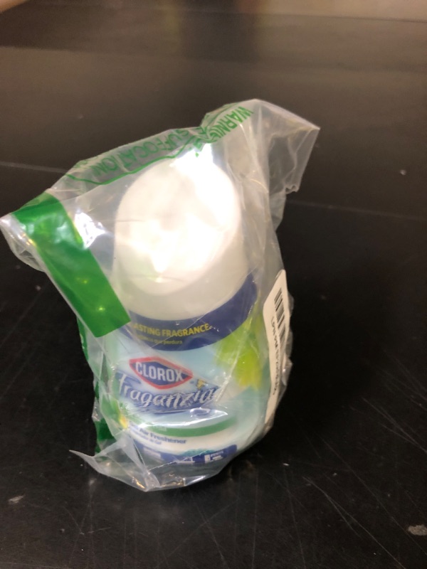 Photo 1 of Clorox Fraganzia Gel Air Freshener Cone in Island Orchid Scent, 6oz | No-Plug, Battery-Free Air Freshener for Small Rooms, Closets, Kitchens, Bathrooms, Offices and More