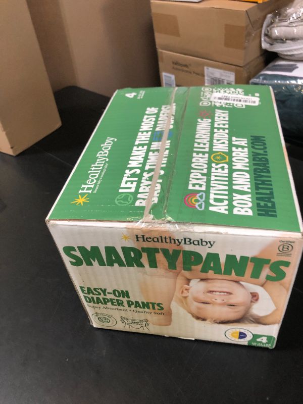 Photo 1 of SmartyPants Pull Up Style Diapers | EWG Verified Safe & Plant-Based | Quilted 360 Waistband, Super Absorbent for Overnight Leak Protection |Training Pants by HealthyBaby | Size 4 (46 Count)