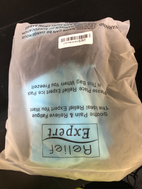 Photo 1 of Relief Expert Large Ice Pack for Leg, Knee, Hip, Reusable Gel Cold Pack Wrap for Musclar Fatigue, Soothing Cold Compress for Improving Muscle Recovery After Exercise with 3 Straps