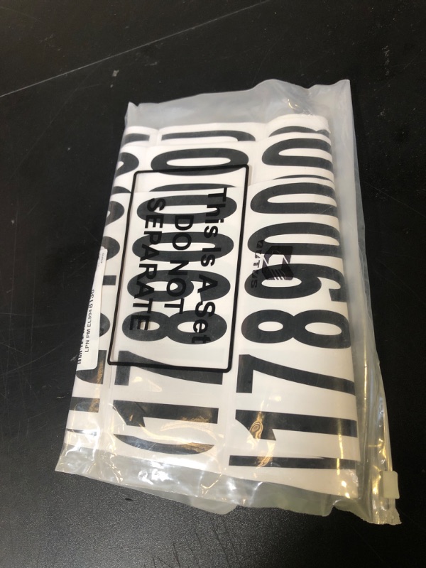 Photo 1 of 10 Sheets Mailbox Numbers and Letters Stickers for Outside Stick on Black Vinyl Alphabet Number Decals Sticky for Home Business Apartment Address Window Door Car Truck ()
