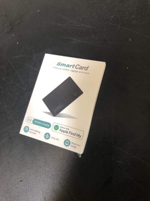 Photo 1 of VODESON Waterproof Smart Wallet Tracker Card - Works with Apple Find My, Wireless Charging, Ideal for Luggage, Phones, Passports - IP68, iOS Compatible Key Finder