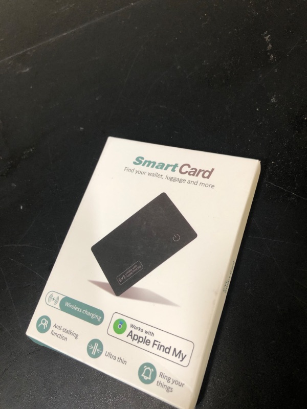 Photo 1 of VODESON Waterproof Smart Wallet Tracker Card - Works with Apple Find My, Wireless Charging, Ideal for Luggage, Phones, Passports - IP68, iOS Compatible Key Finder