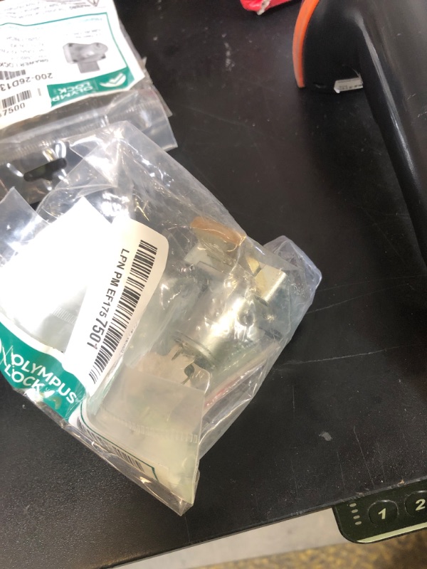 Photo 1 of Olympus Lock 200DW Deadbolt | 1-3/8" Chrome Key Lock US26D | NATL KA915 Easily Rekeyable Drawer Lock, Keyed Alike | Grade 1 Vertical Deadbolt | Door Lock for Drawers