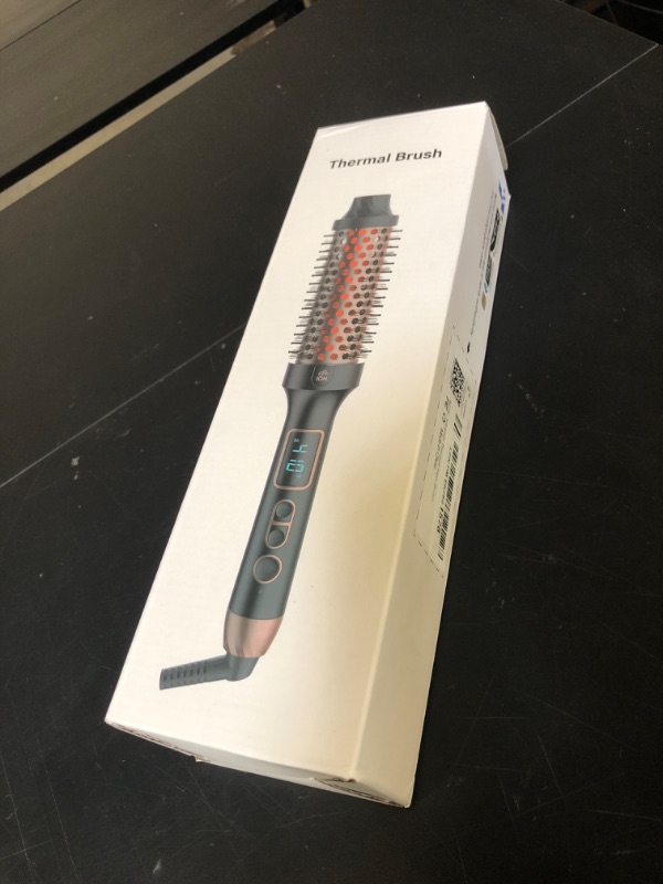 Photo 1 of Lopeie Infrared Thermal Brush for Blowout Look, 1.5 Inch Ionic Thermal Round Brush Makes Hair Smoother Get Natural Curls, Dual Voltage, Easy to Use, Gifts for Women