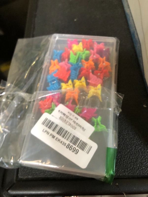 Photo 1 of 50 Packs Assorted Color Butterfly Hair Clips, Beautiful Mini Butterfly Hair Clips Hair Accessories for Women and Girls (50 pcs Random Colour)