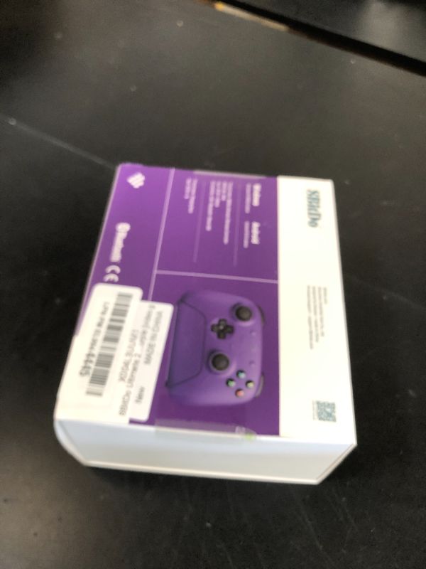 Photo 1 of 8BitDo Ultimate 2 Wireless Controller for Windows & Android, Gaming Controller with TMR Joysticks, Switchable Hall Effect/Tactile Triggers, RGB Fire Ring, 8Speed Wireless Tech, Purple