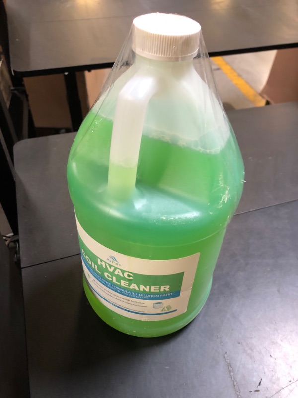Photo 1 of AC Evaporator Coil Cleaner, 1 Gallon (3.78L), No Rinse Coil Cleaner, Metal-Safe Corrosion Inhibitors, Cleans Air Conditioners, Condensers, HVAC, Mini Splits, Heat Pumps, Residential & Commercial