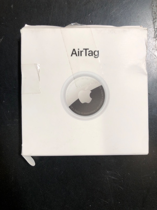 Photo 1 of Apple AirTag. Keep Track of and find Your Keys, Wallet, Luggage, Backpack, and More. Simple one-tap Set up with iPhone or iPad