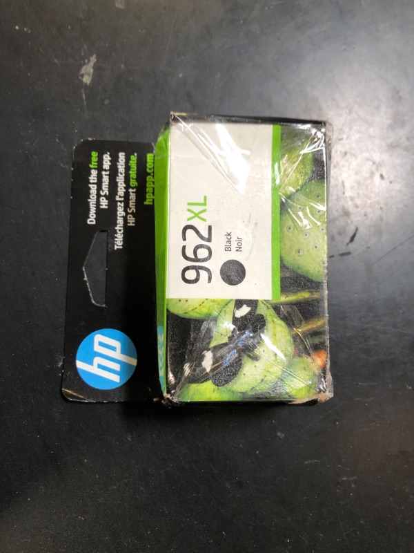 Photo 1 of HP 962XL Black High-yield Ink Cartridge for HP Printers | Works with Printer Series: OfficeJet 9010, Pro 9010, 9020 | Eligible for Instant Ink | 3JA03AN
