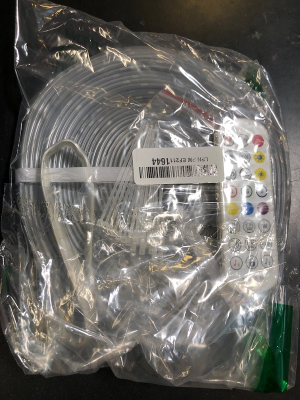Photo 1 of httpsmp 32.8FT Outdoor LED Strip Light Waterproof,IP68 Outside RGB+IC Light Strip with App/Remote Control,Chase Mode,Music Sync Rope Light for Balcony,Deck,Rooftop,Garden,Pool