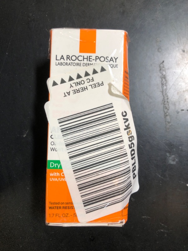 Photo 1 of La Roche-Posay Anthelios Clear Skin Sunscreen Dry Touch SPF 60, Oil Free Sunscreen For Face, Oil Absorbing, Broad Spectrum SPF + Antioxidants, Non-Greasy, Oxybenzone Free, Travel Size