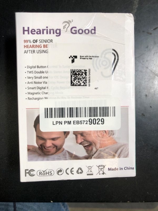 Photo 1 of MEIMOUSE Hearing Aids for Seniors, Invisible Hearing Amplifiers with Noise Cancelling, Rechargeable Hearing Aids for Severe Hearing Loss Adults, Comfort In-ear Hearing Devices (White skin tone)