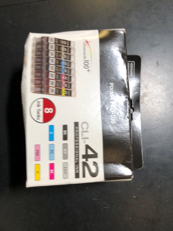 Photo 1 of Canon CLI-42 Genuine Eight Color Pack, Compatible with PIXMA PRO-100 Printers