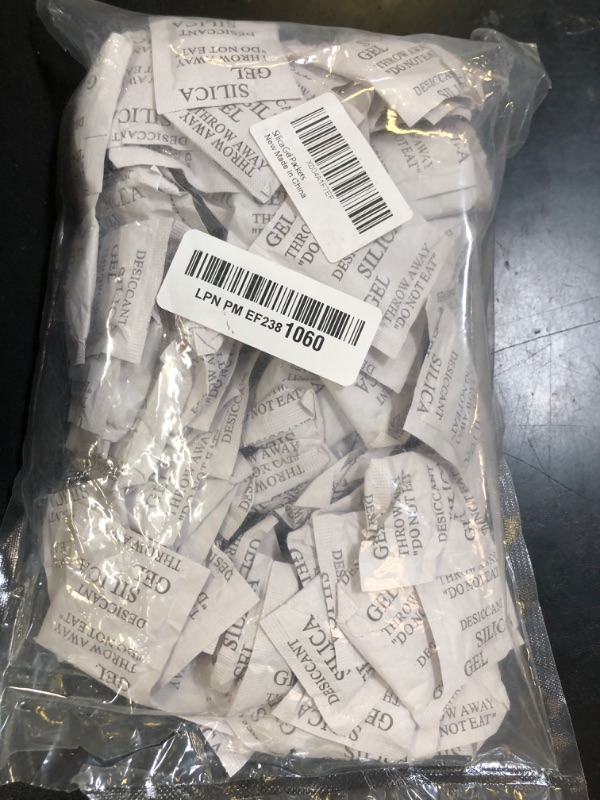 Photo 1 of SZDoit Moisture Absorbers Desiccant, Transparent Silica Gel Packs, Desiccant Packets for Storage, Moisture Absorbers for Spices Jewelry Shoes Boxes Electronics Storage, 100 Pcs