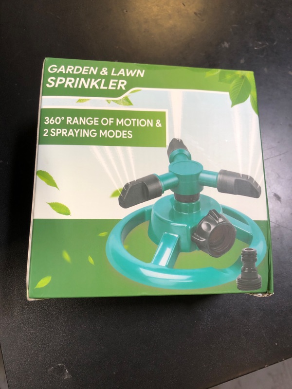 Photo 1 of Sprinklers for Yard, Water Sprinkler for Lawn, 360 Degree Rotating Lawn Sprinkler for Yard Large Area, Yard Sprinklers for Kids, Pets Playing