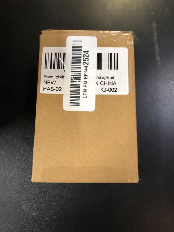 Photo 1 of Wireless Light Switch and Receiver Kit, Ortis 300ft RF Range Wireless Wall Switches for Lights, Fans, Battery Included, No Wiring Needed