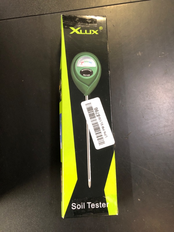 Photo 1 of XLUX Soil Moisture Meter, Plant Water Monitor, Hygrometer Sensor for Gardening, Farming, Indoor and Outdoor Plants, No Batteries Required