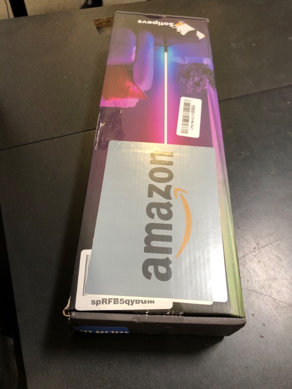 Photo 1 of Corner Floor Lamp,60” Smart RGB LED Corner Lamp with App and Remote Control, Color Changing Ambience Light with Music Sync, Easy to Install, Led Floor Lamp for Living Room Bedroom Gaming Room