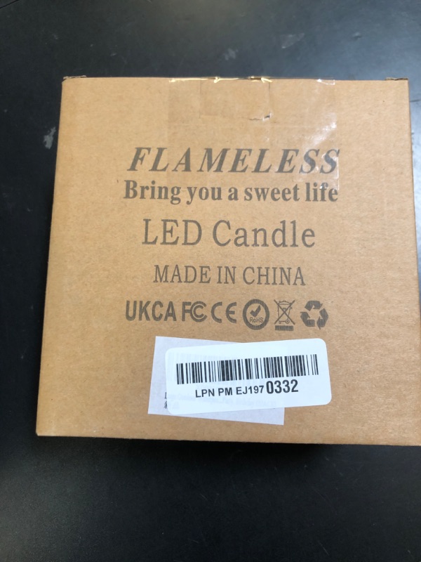 Photo 1 of Large Outdoor Waterproof Flameless Candles with Remote Control,D3'' x H5.5'' Battery Operated Flickering LED Pillar Candle Plastic for Outdoor/Indoor Decoration Wedding, Party, Birthday (2PACK)