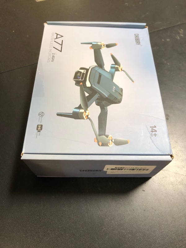 Photo 1 of Super Enduring Brushless Motor Drone with 84 Mins Super Long Flight Time, Drone with 4K HD Camera for Beginners, CHUBORY A77 WiFi FPV Quadcopter, Follow Me, Auto Hover, Carrying Case, 3 Batteries