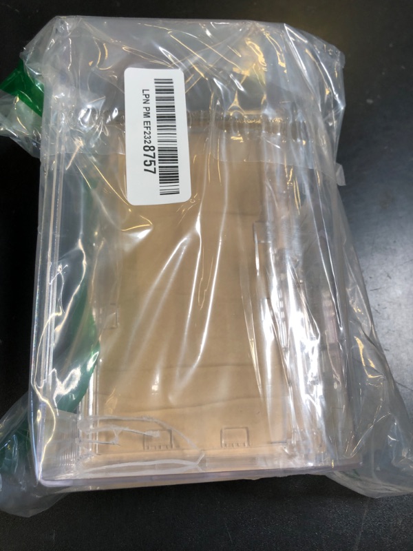 Photo 1 of Flip Weatherproof Cover Outlet Cover, 2- Gang Wall Socket Face Plate Panel Box, Outdoor Receptacle Cover Protector, Transparent