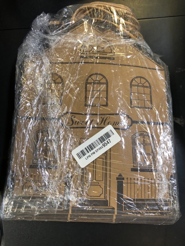 Photo 1 of Geosar 12 Pieces House Shaped Gift Bags with Handles Real Estate Agent Gifts House Shaped Paper Treat Bags Kraft Real Estate Party Gift Wrap for Shopping Business