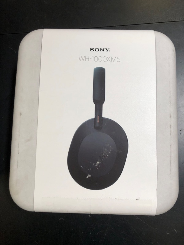 Photo 1 of Sony WH-1000XM5 Premium Noise Canceling Headphones, Auto NC Optimizer, 30-Hour Battery, Alexa Voice Control, Black