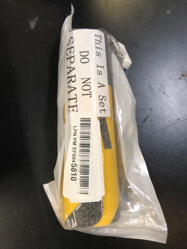 Photo 1 of Boao 2 Pieces Watch Your Step Floor Decals Stickers 6 x 24 Inch Watch Your Step Sign Warning Sticker Adhesive Tape Anti Slip Abrasive Tape for Workplace Safety Wet Floor Caution