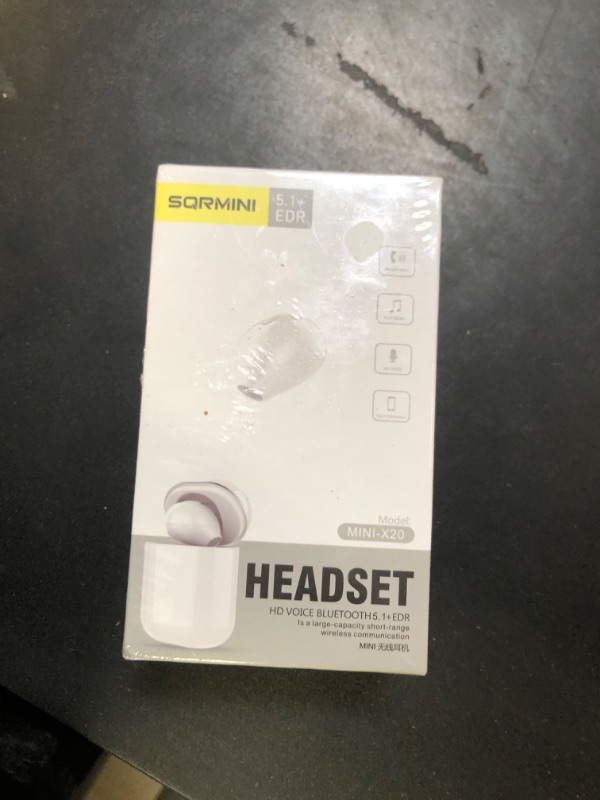 Photo 1 of SZHTFX Invisible Earbuds Mini Single Earbuds Tiny Discreet Hidden Earphones for Work, Small Ear Canals in-Ear Wireless with Charging Case for Work