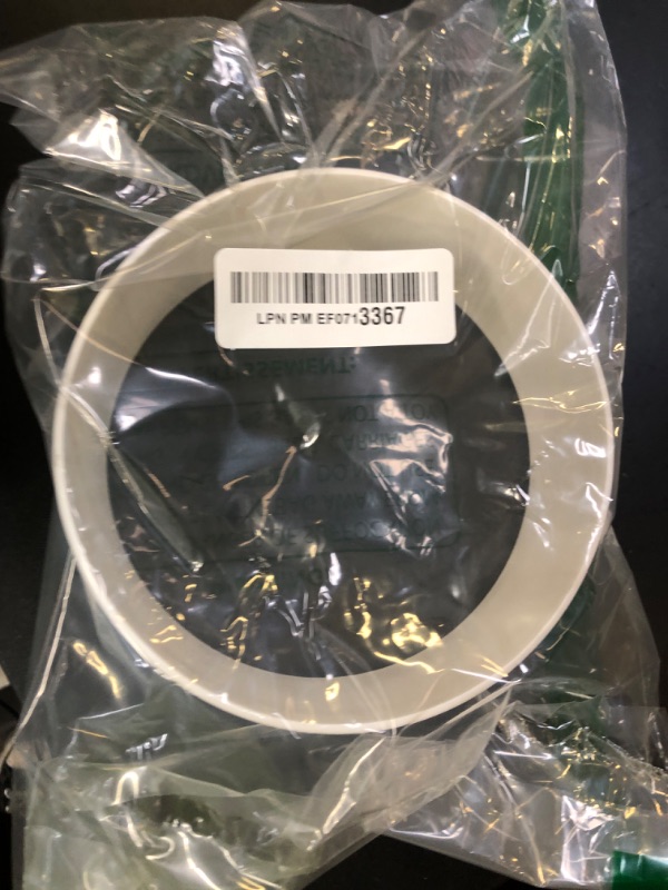 Photo 1 of HVAC OV 6" Inch Duct Flange for 6" Inch Pipe with Wall Mount Connection. Plastic connector for heating and cooling systems, ventilation, exhaust/dryer vent connector. Straight or Flexible Round Pipes