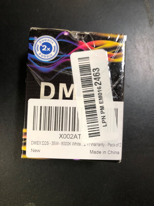 Photo 1 of DMEX D2S - 35W - 8000K White Blue Xenon Headlight HID Bulbs 85122 66240 66040 66240CBI Replacement - Pack of 2(Not fit Halogen Headlight Assembly)